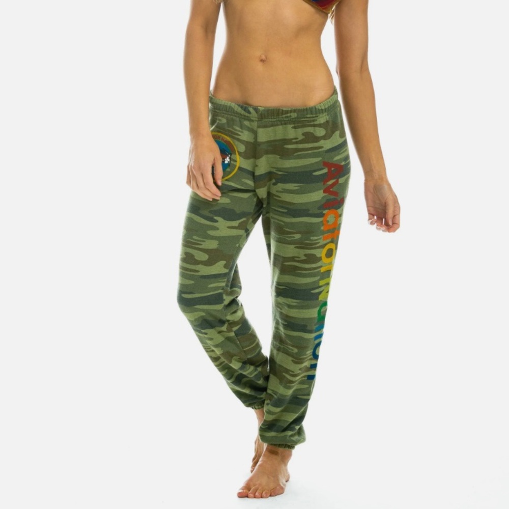 Aviator Nation Camouflage Sweatpants